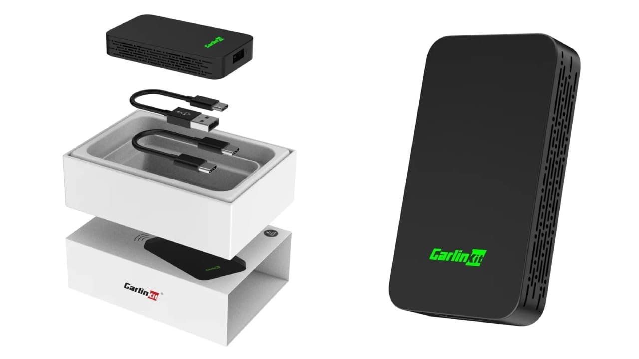 Balení bezdrátového adaptéru Carlinkit