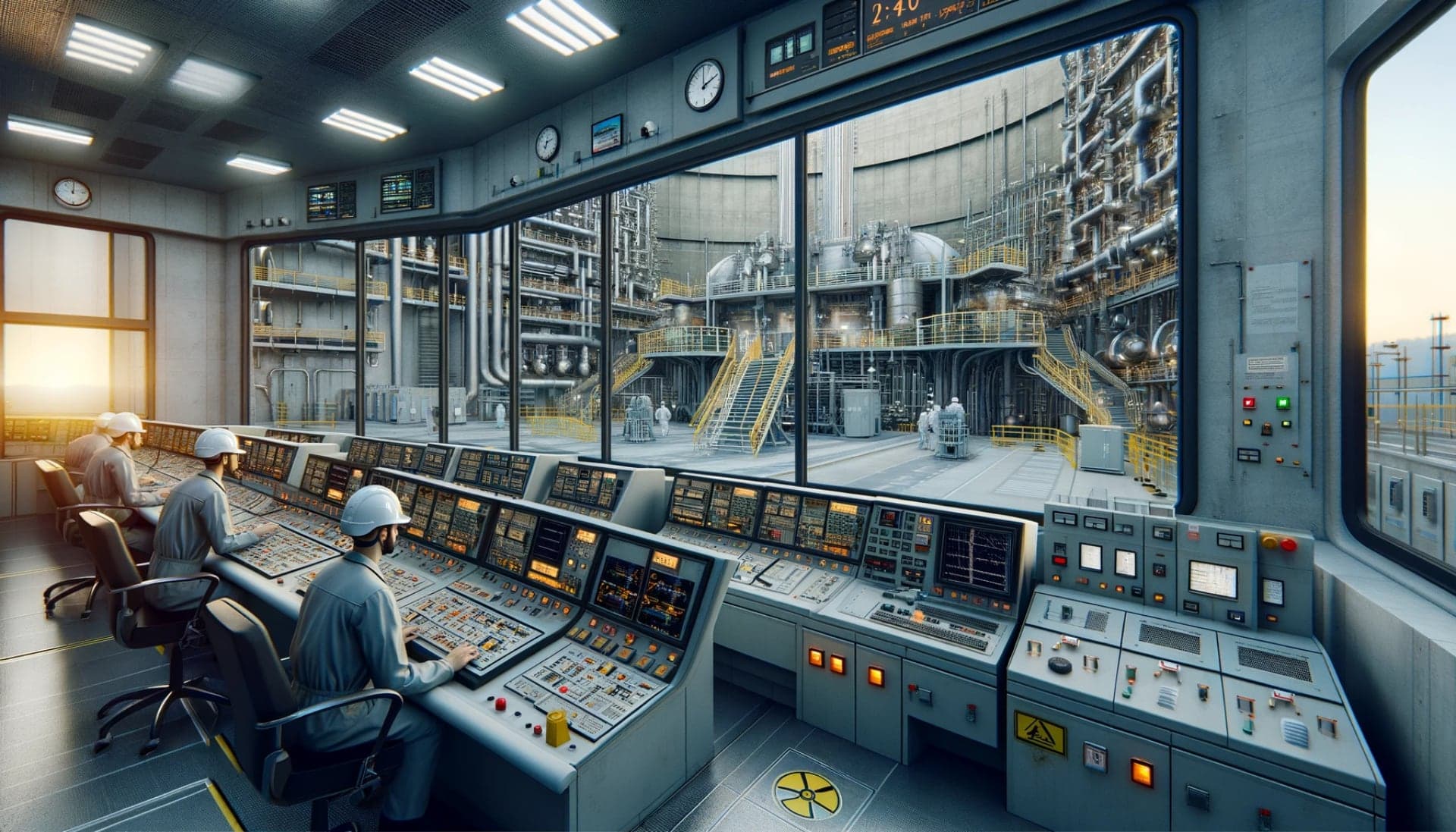 Jaderná elektrárna uvnitř