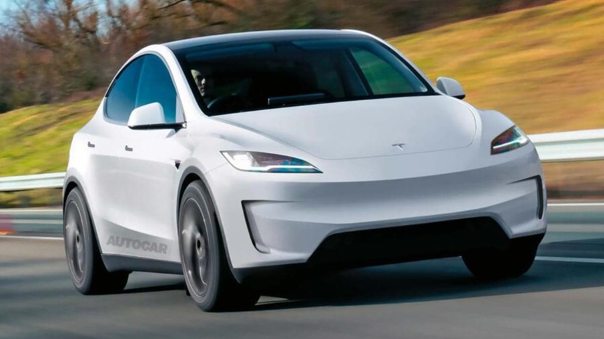 Tesla Model Y Juniper 2025 render