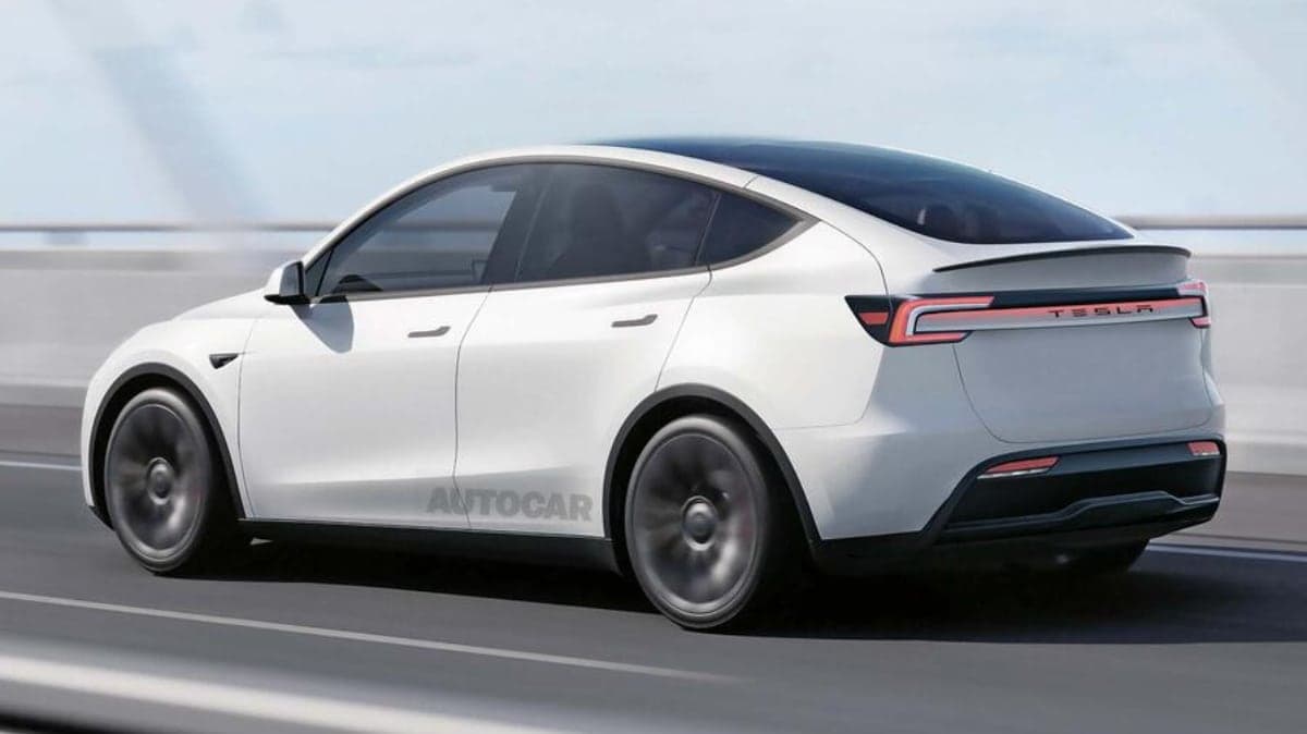 Tesla Model Y Juniper 2025 render