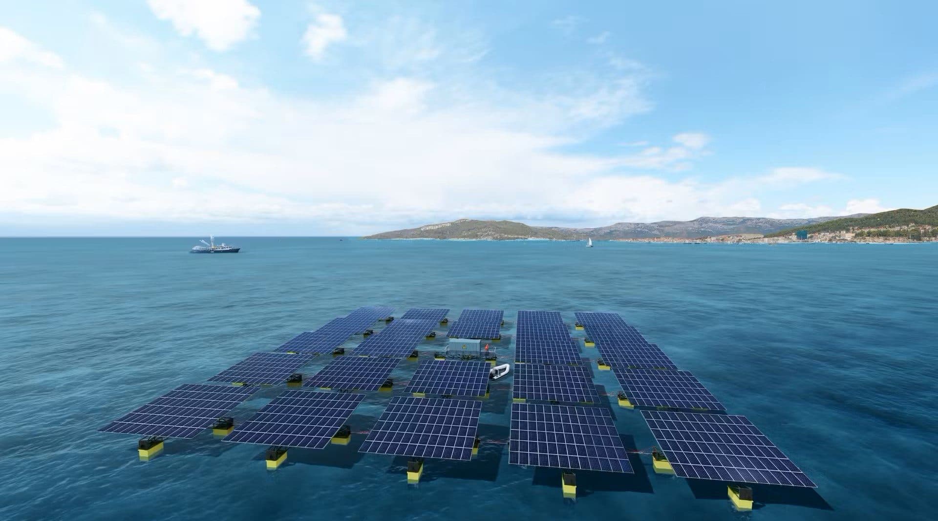 Plovoucí fotovoltaické jednotky