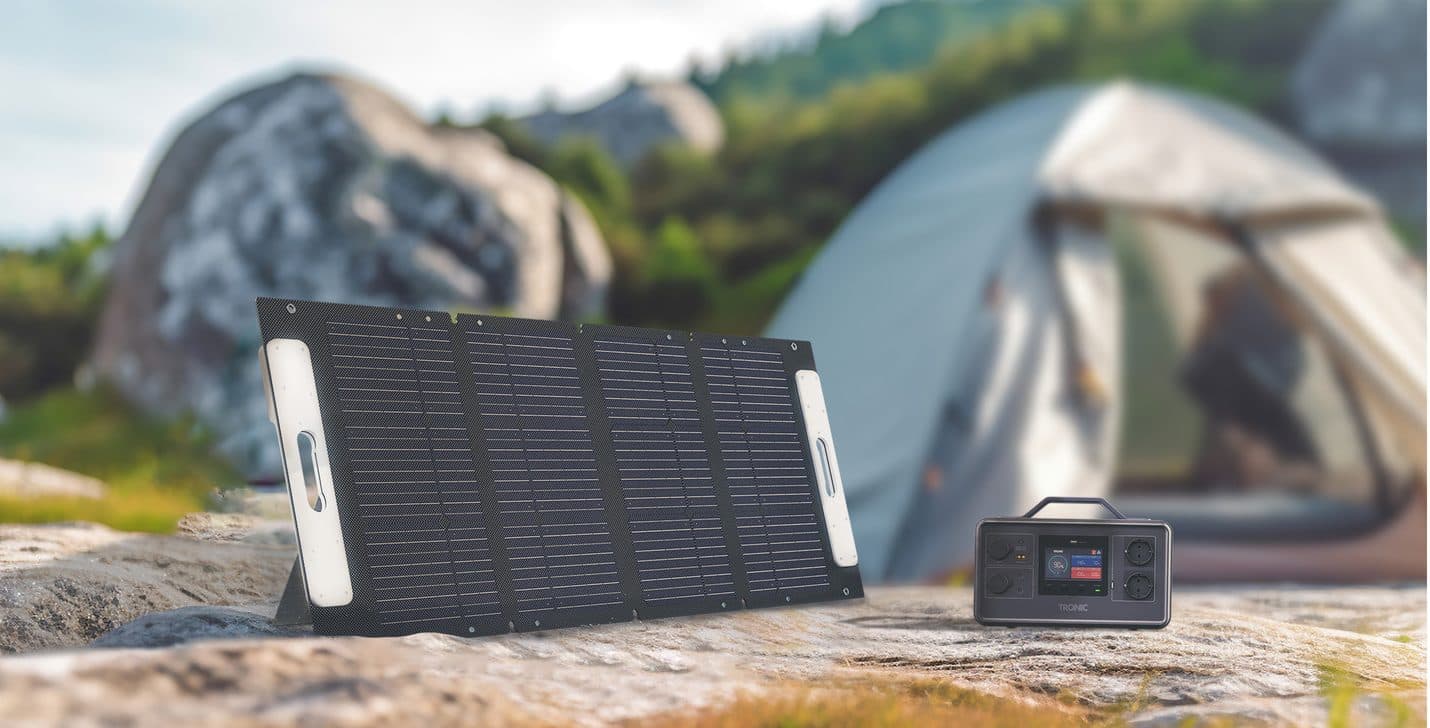 Solární panel na cesty Tronic 100 W | foto: Lidl