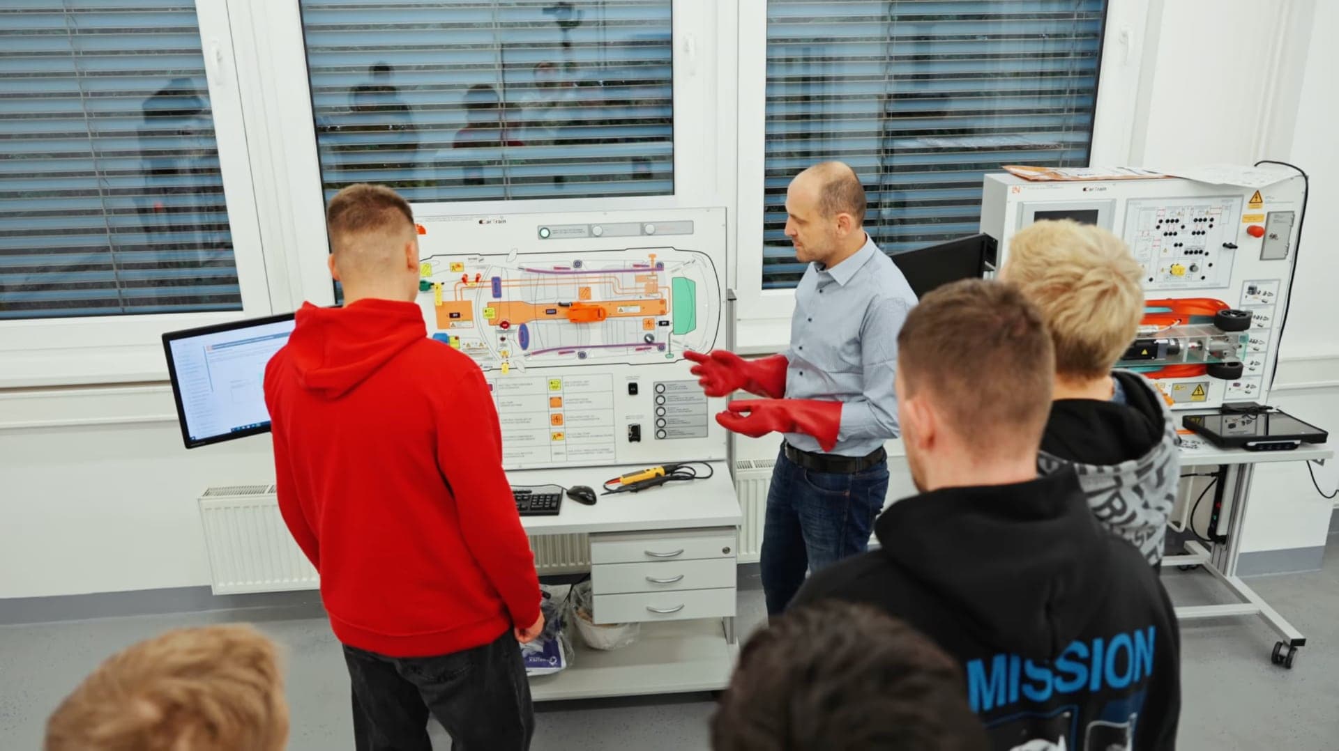 Učebna elektromobility | foto: Střední průmyslová škola Rychnov nad Kněžnou