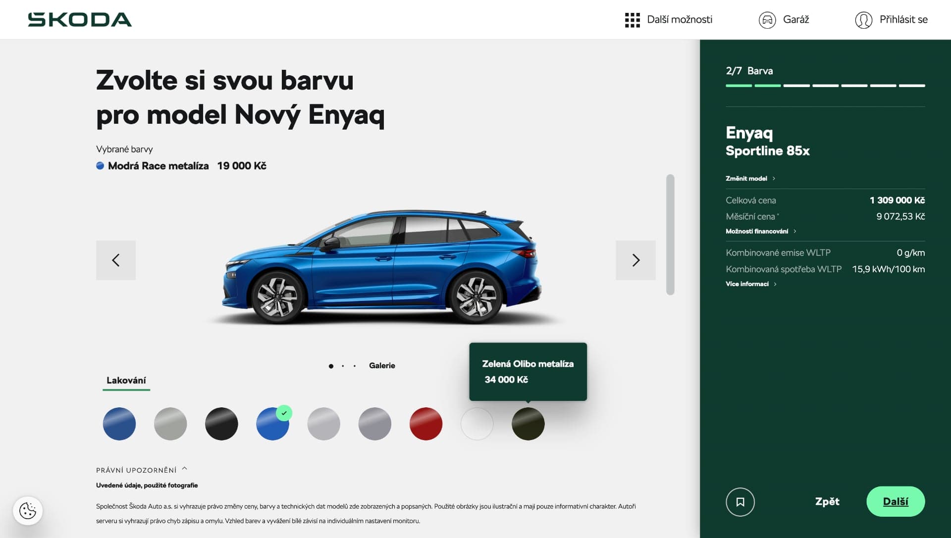 Nová Škoda Enyaq (2025) se nabízí v několika barvách | foto: Luboš Srb, Elektrickevozy.cz