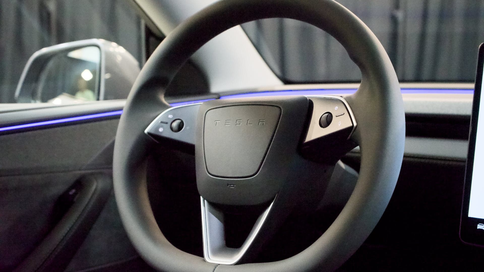 Volant, Tesla Model Y Juniper | foto: Luboš Srb