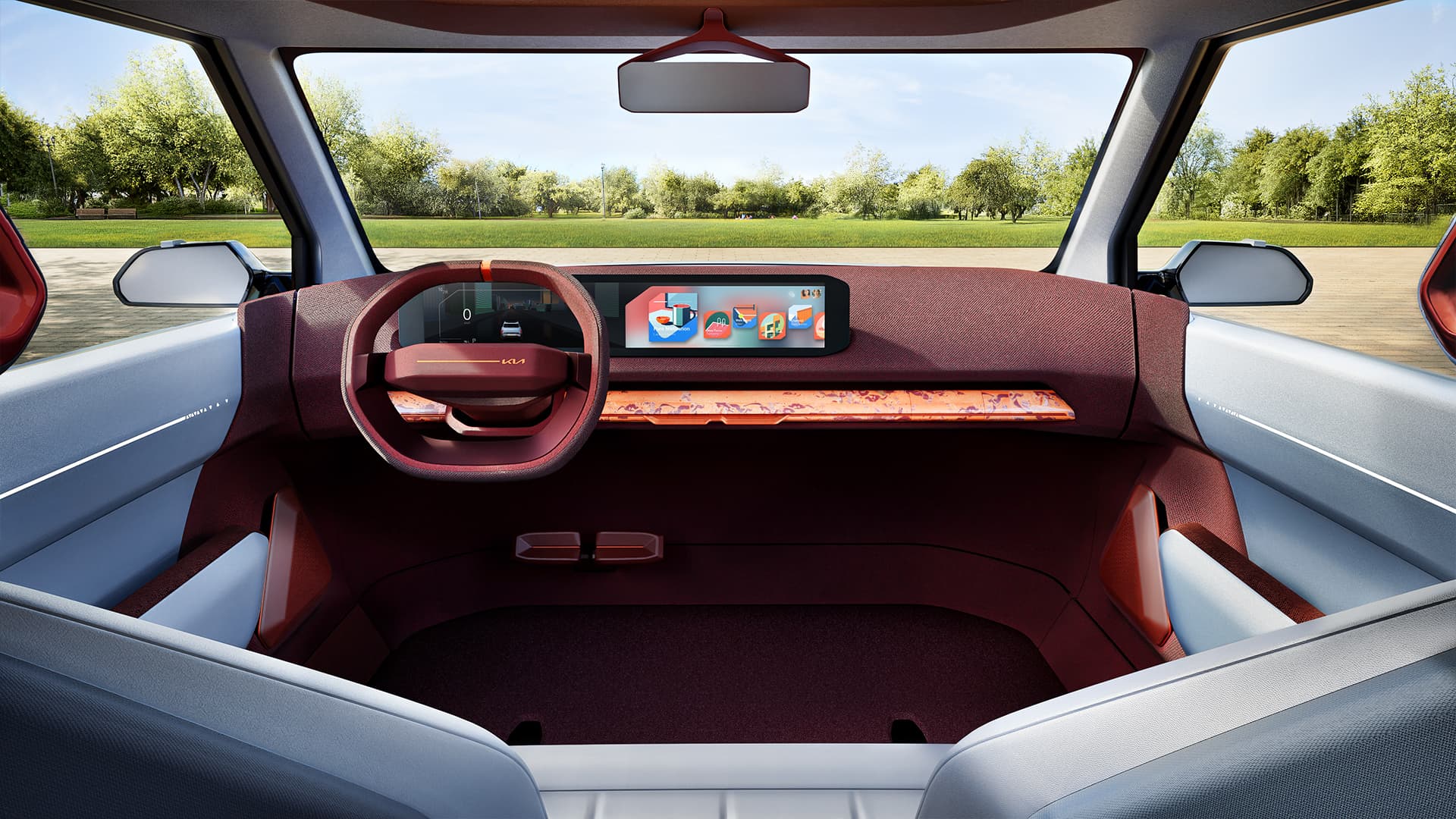 Interiér konceptu Kia EV2 | foto: Kia
