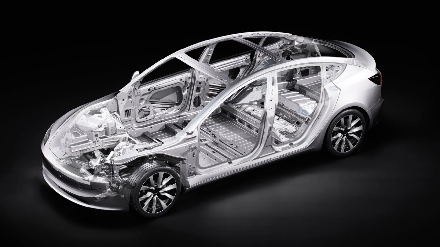 Konstrukce Tesly Model 3 | foto: Tesla