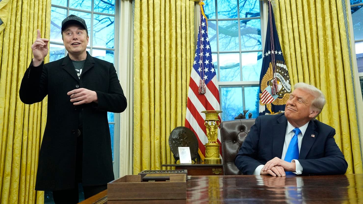 Elon Musk a Donald Trump | foto: CNN