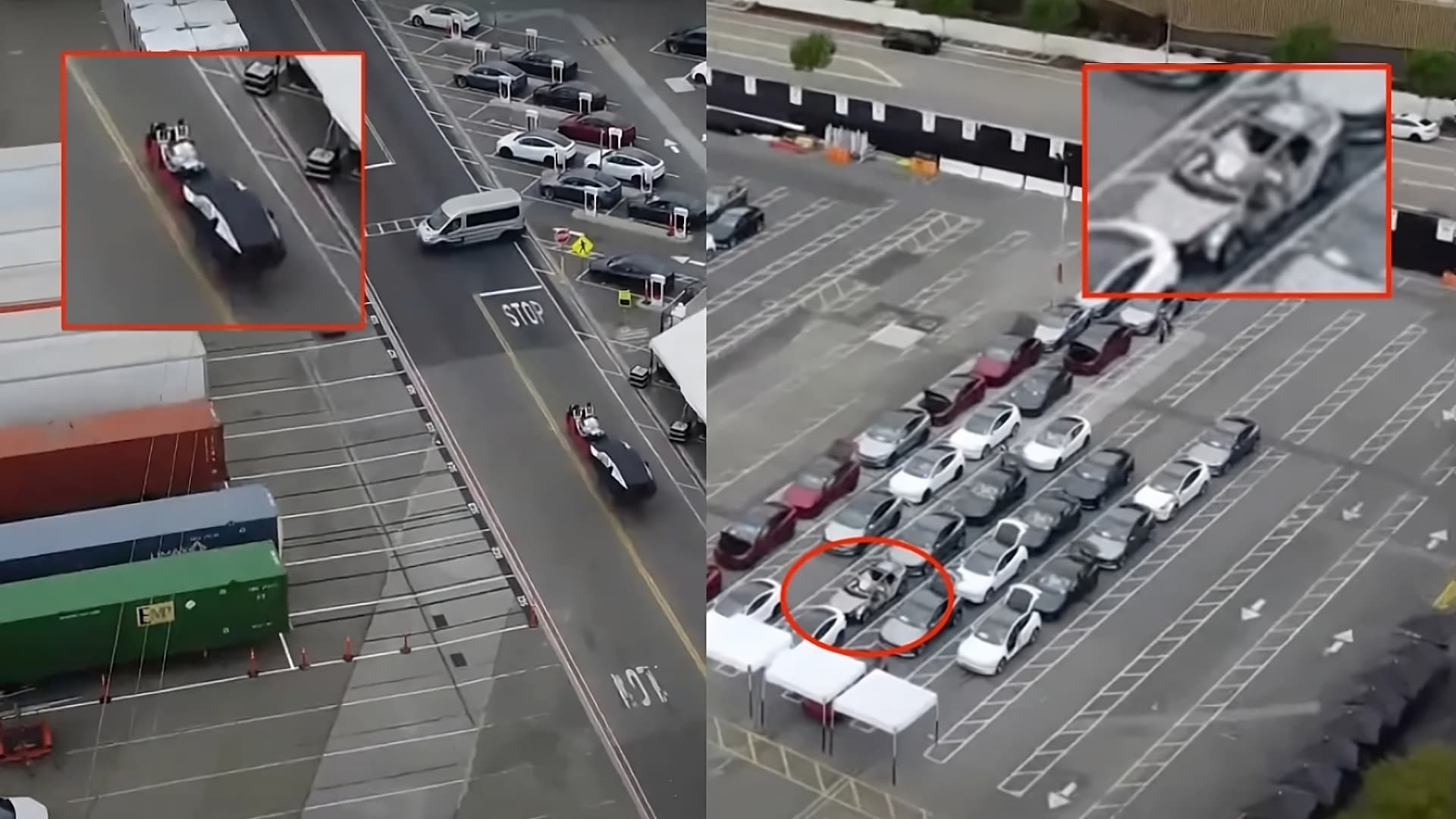 Letecké záběry možné levné Tesly Model 2 | foto: Teslarati/@metgodinwilderness7130/YouTube