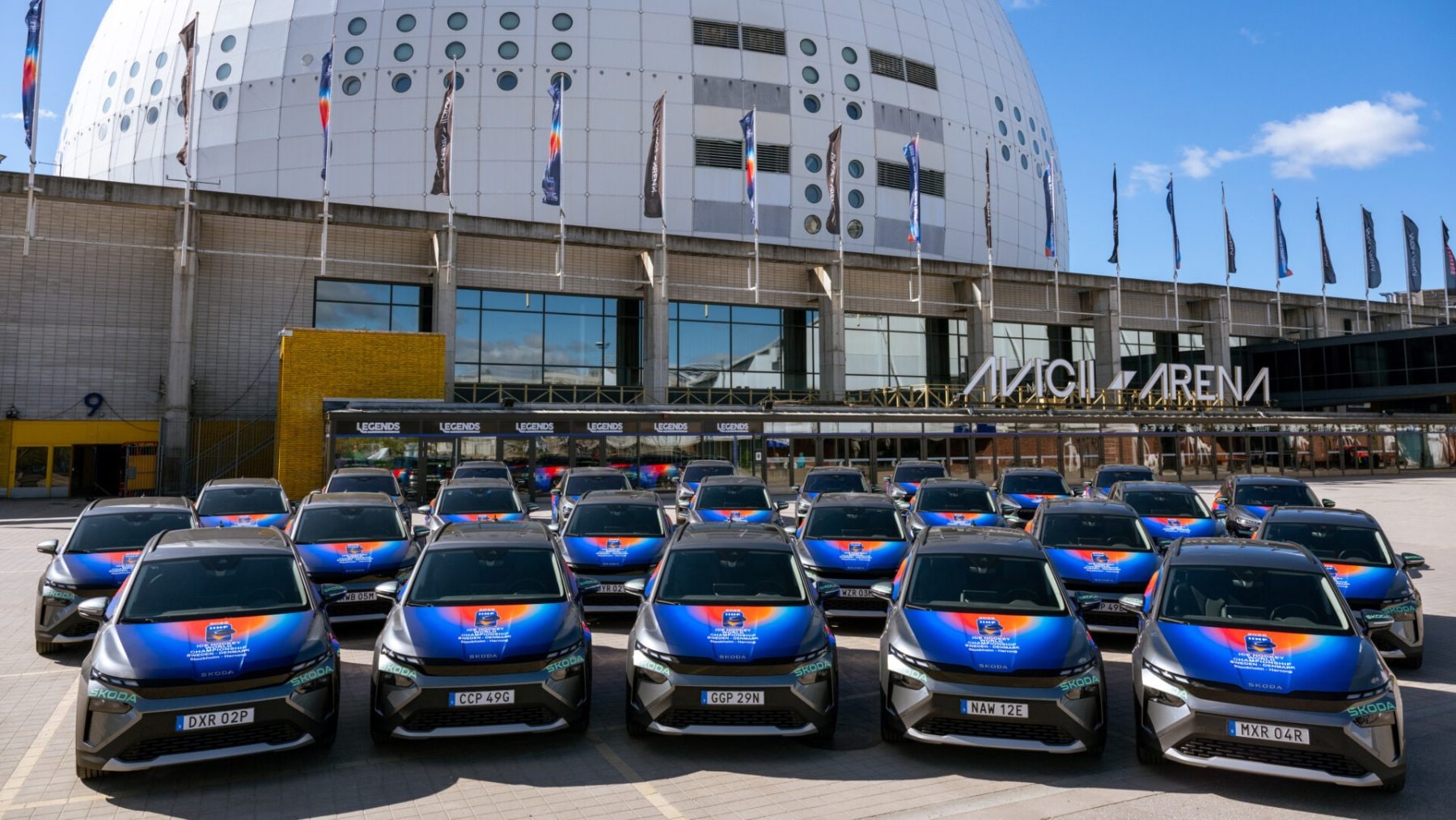 Škoda Auto již tradičně sponzoruje Mistrovství světa v ledním hokeji | foto: Škoda Auto