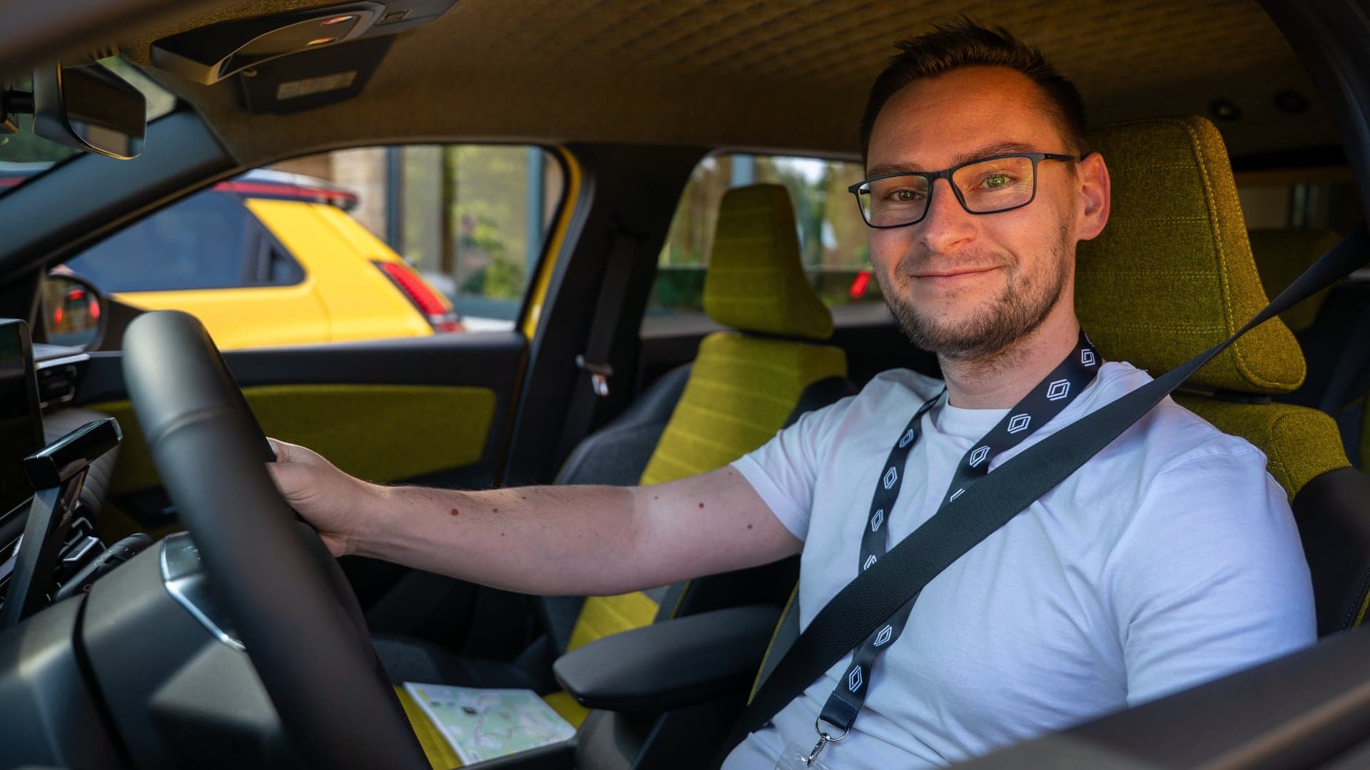 Za volantem elektromobilu Renault 5 E-Tech | foto: Tomáš Devera