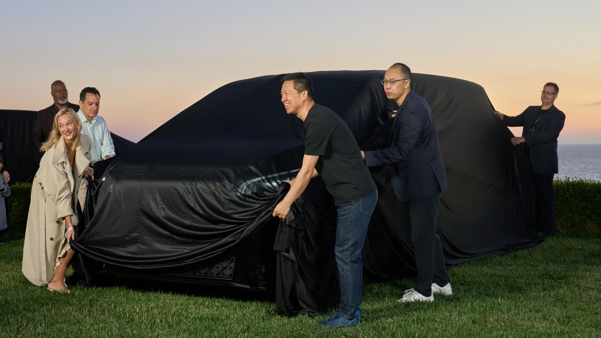 Odhalování modelu FX Super One od Faraday Future | foto: Faraday Future