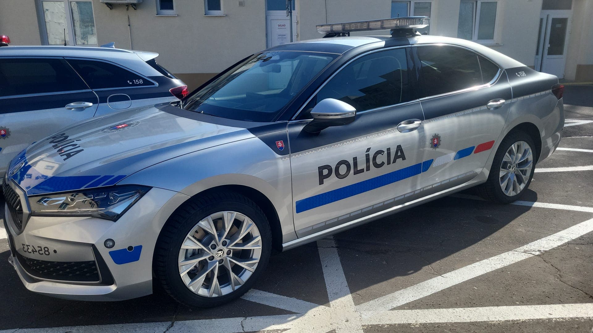Škoda Superb ve službách slovenské Policie | Zdroj: Ministerstvo vnitra SK