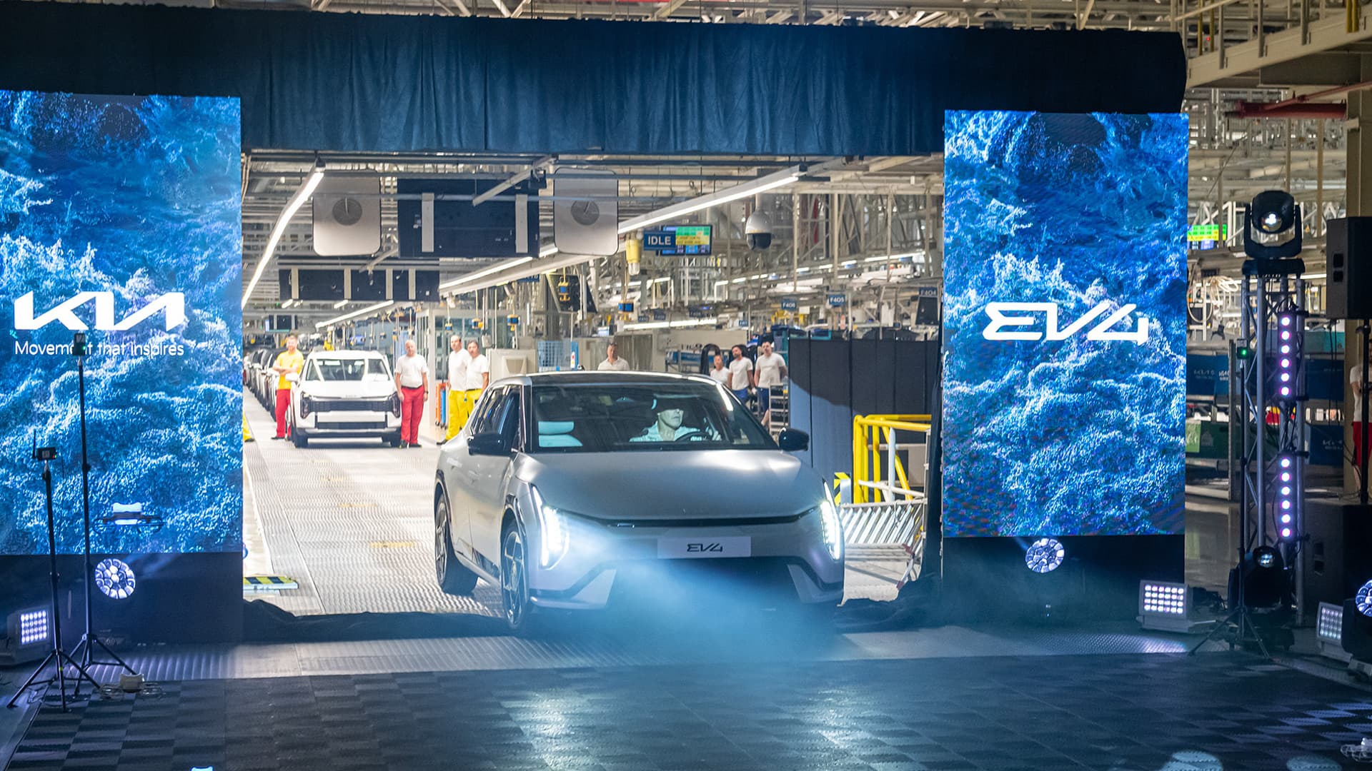 Slavnostní zahájení výroby Kia EV4 v Žilině | foto: Kia