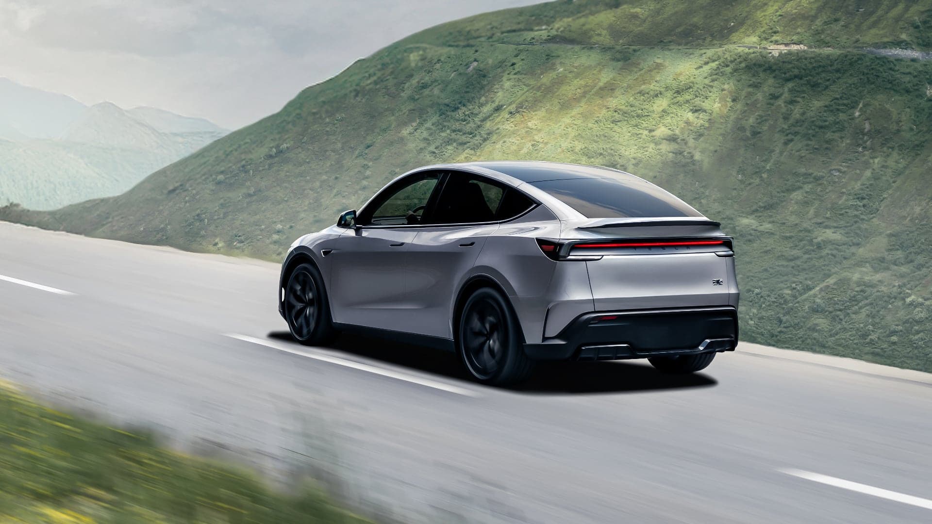 Tesla Model Y Performance (2025) alias Juniper, zezadu | foto: Tesla