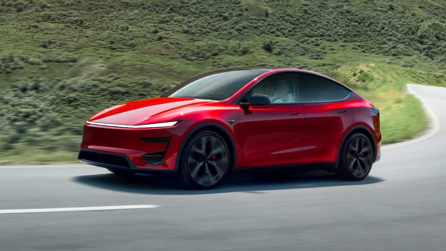 Tesla Model Y Performance (2025) alias Juniper, zepředu | Zdroj: Tesla