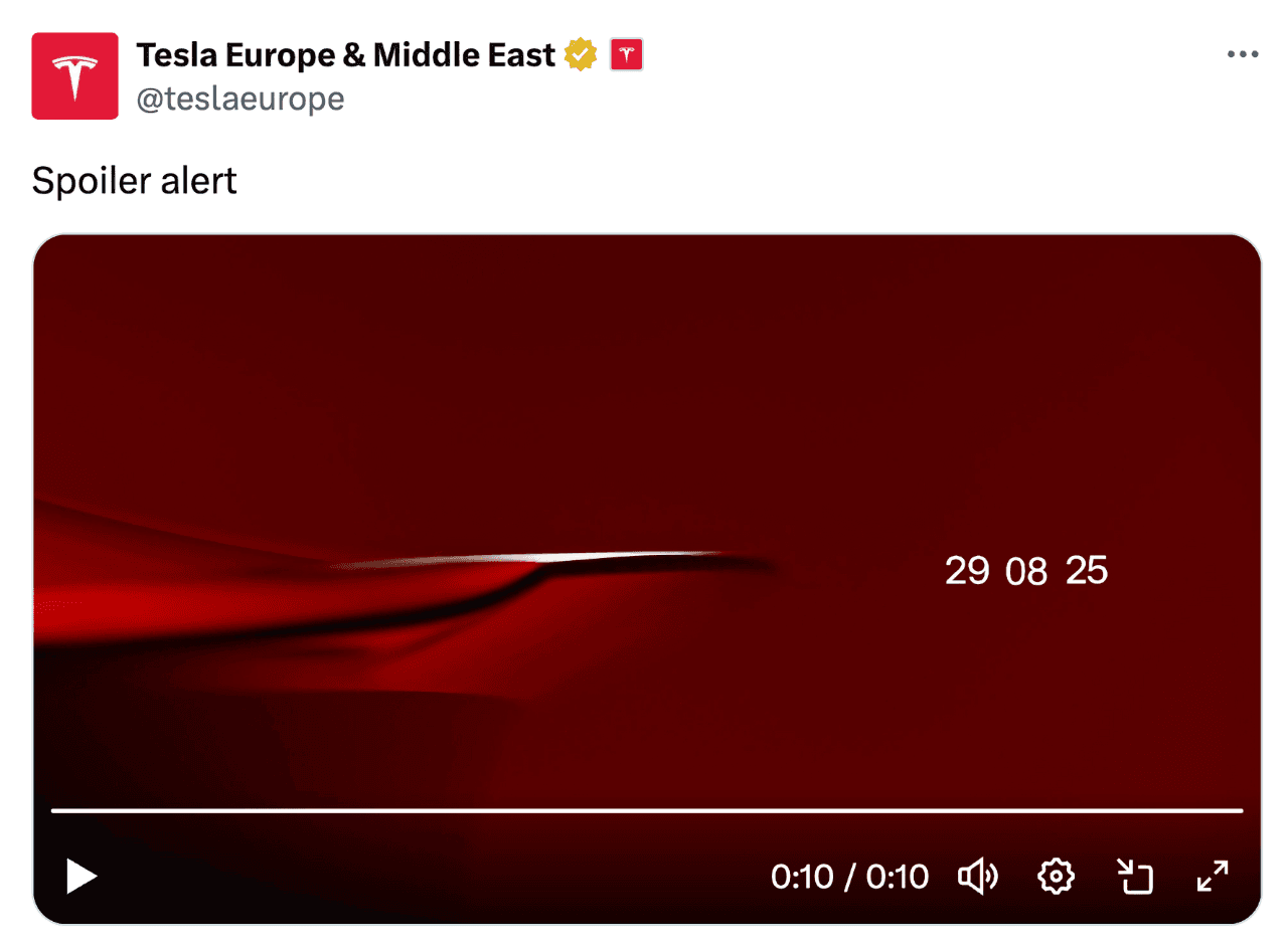 Tesla Model Y Performance (2025) alias Juniper | foto: Tesla