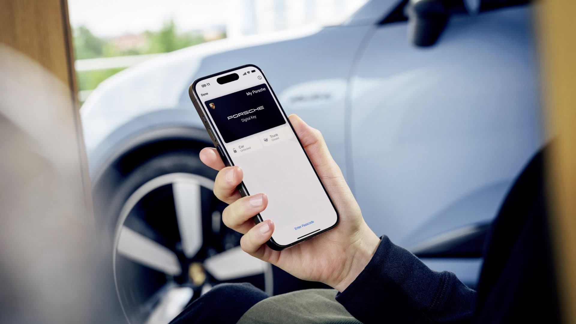 Porsche Macan EV dostává funkci digitálního klíče | foto: Porsche