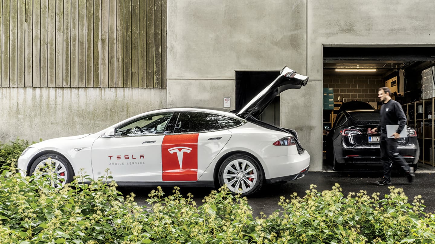 Mobilní servis Tesla | foto: Tesla