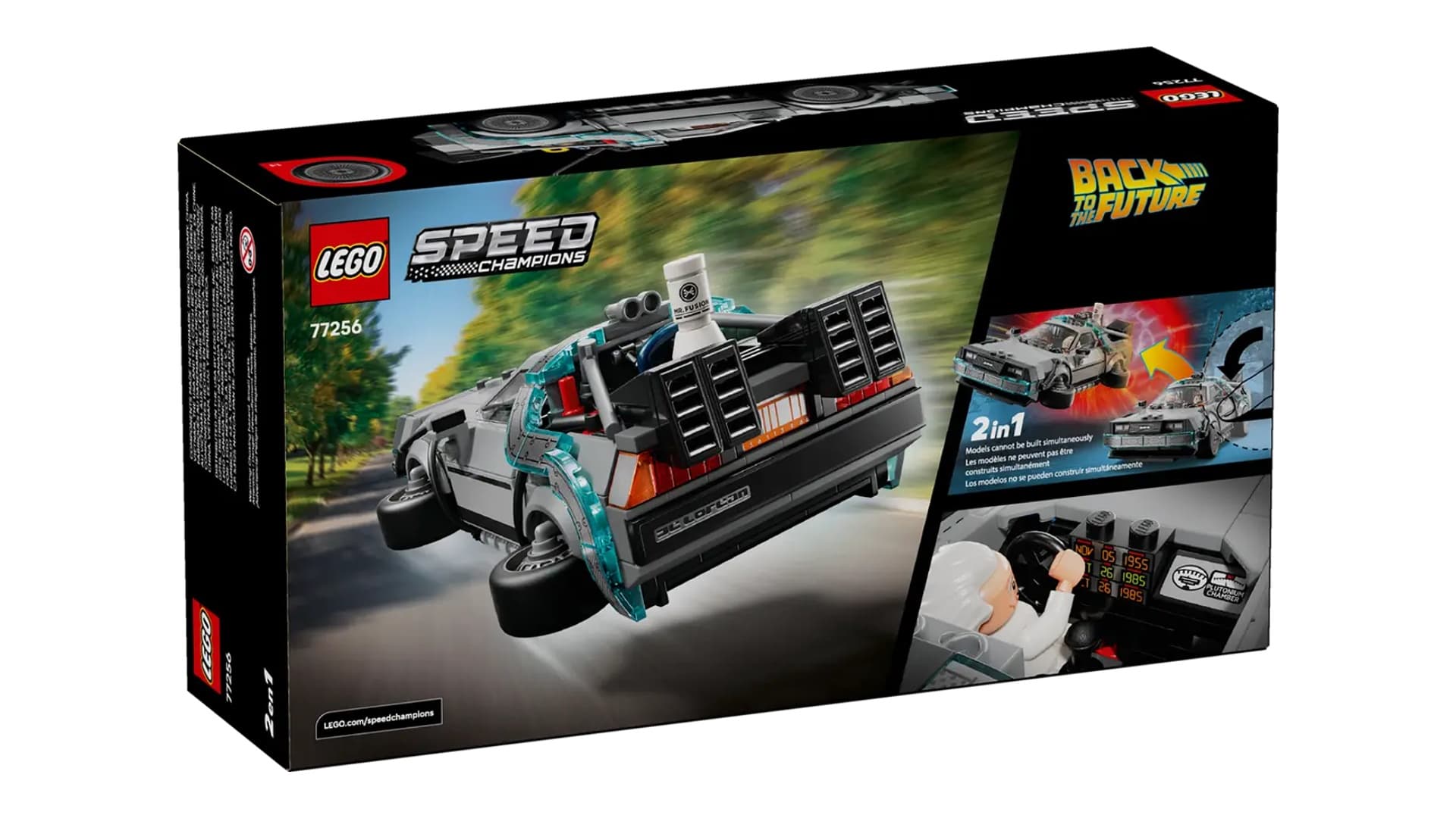 LEGO Speed Champions Stroj času z filmu Návrat do budoucnosti (77256) | Zdroj: LEGO