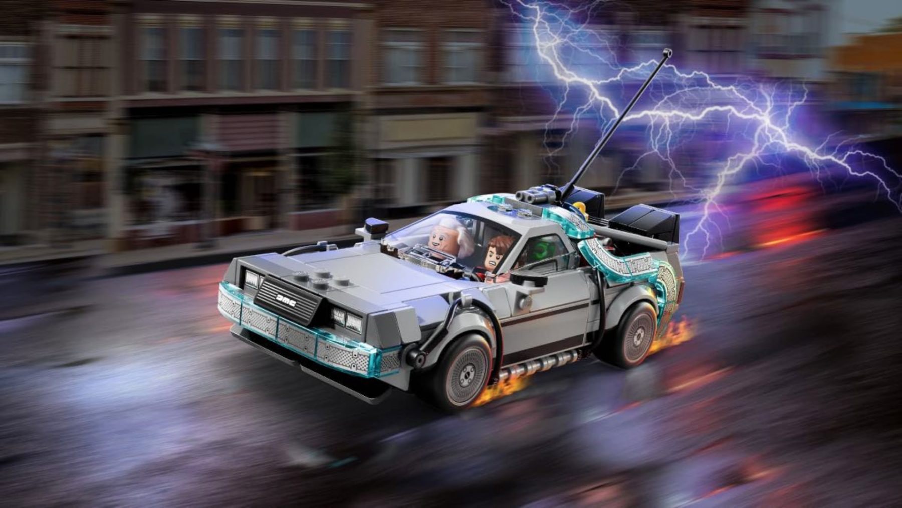 LEGO Speed Champions Stroj času z Návratu do Budoucnosti (77256) | Zdroj: LEGO