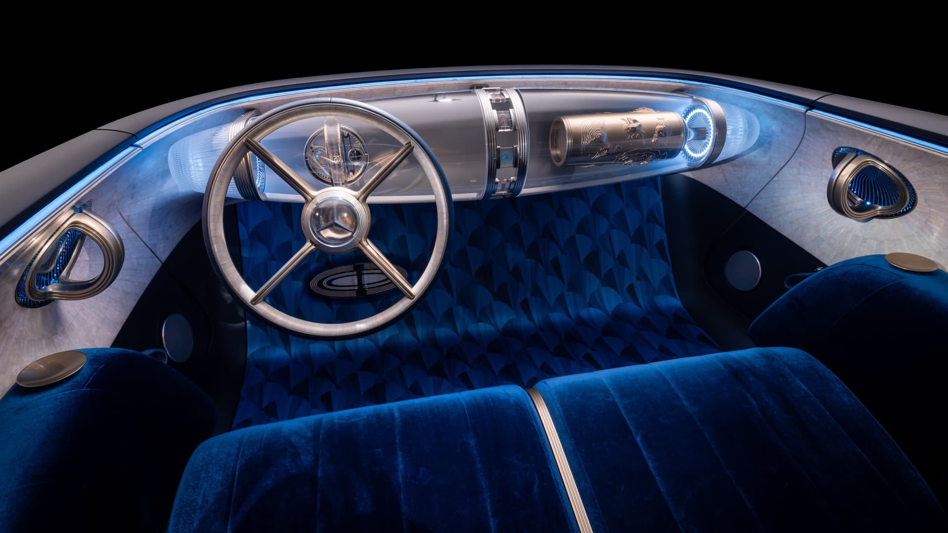 Mercedes-Benz Vision Iconic, interiér | Zdroj: Mercedes-Benz