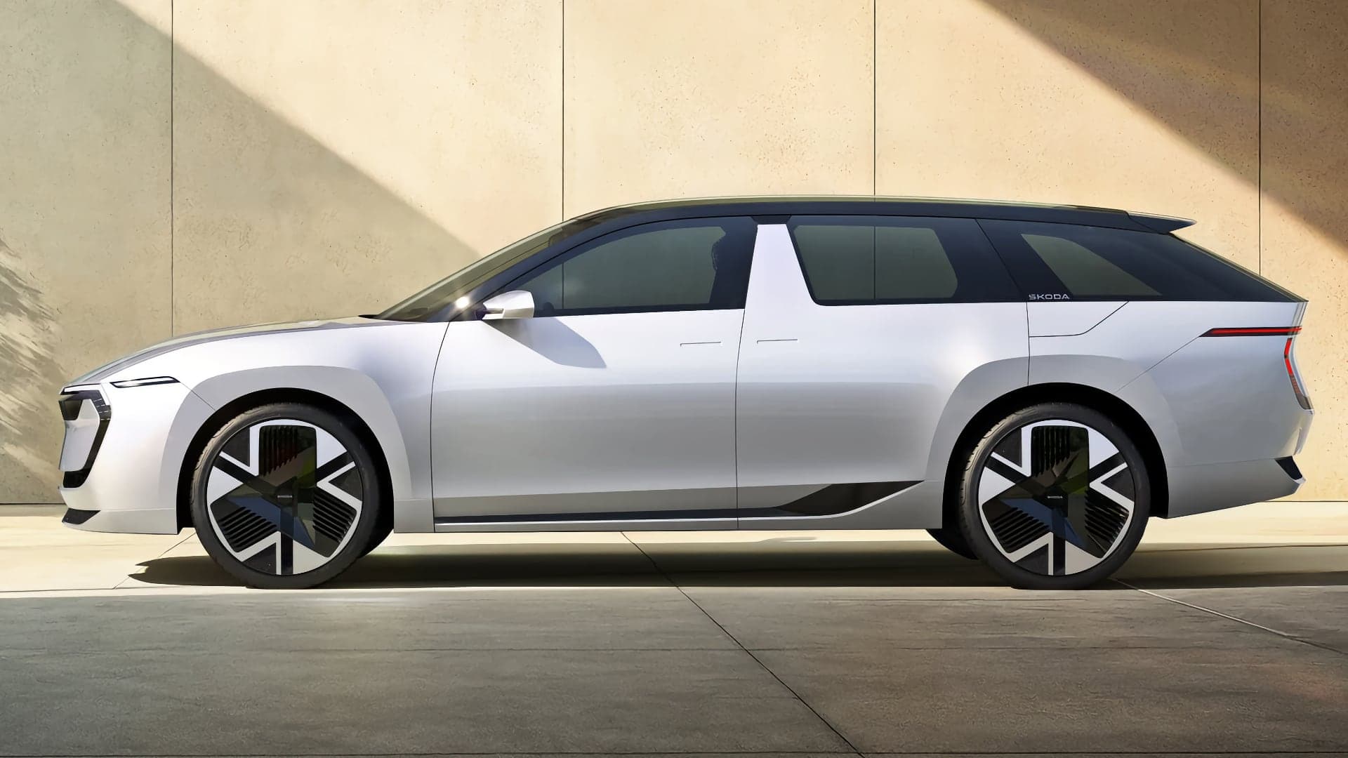 Elektrická Škoda Octavia O v kombi verzi | Zdroj: Škoda