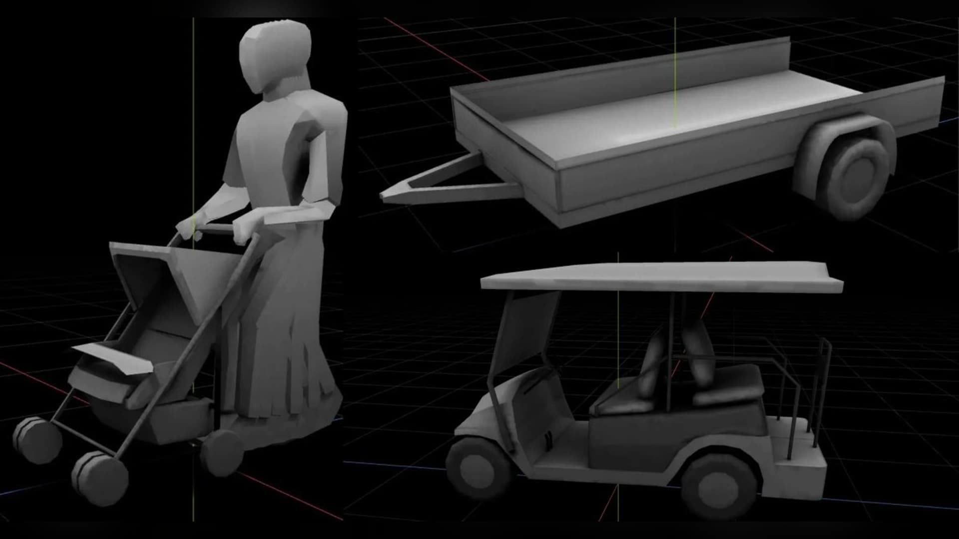 Nové detailnější modely vizualizace pro FSD | Zdroj: greentheonly / síť X