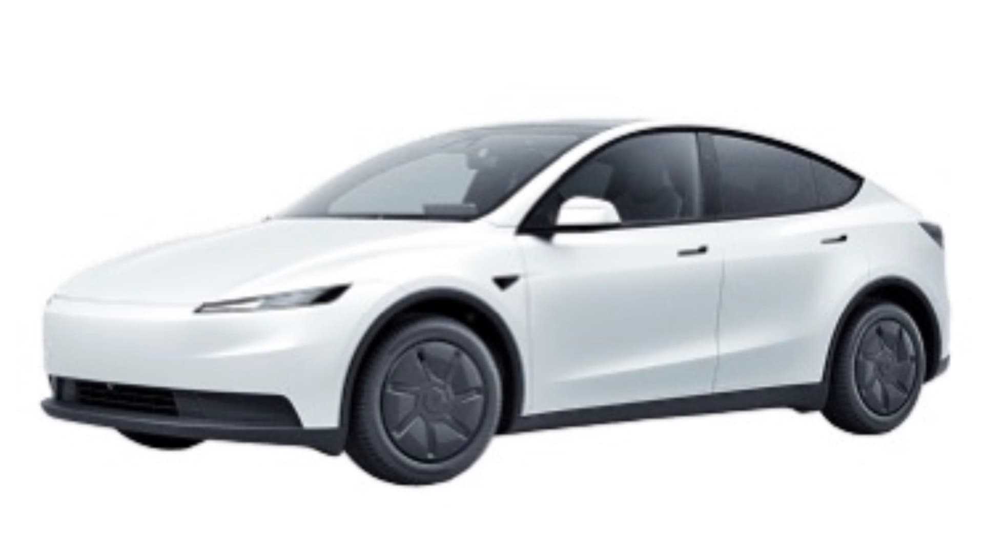 Obrázek levné Tesly Model Y Standard uniklý z konfigurátoru | Zdroj: Tesla Newswire / síť X