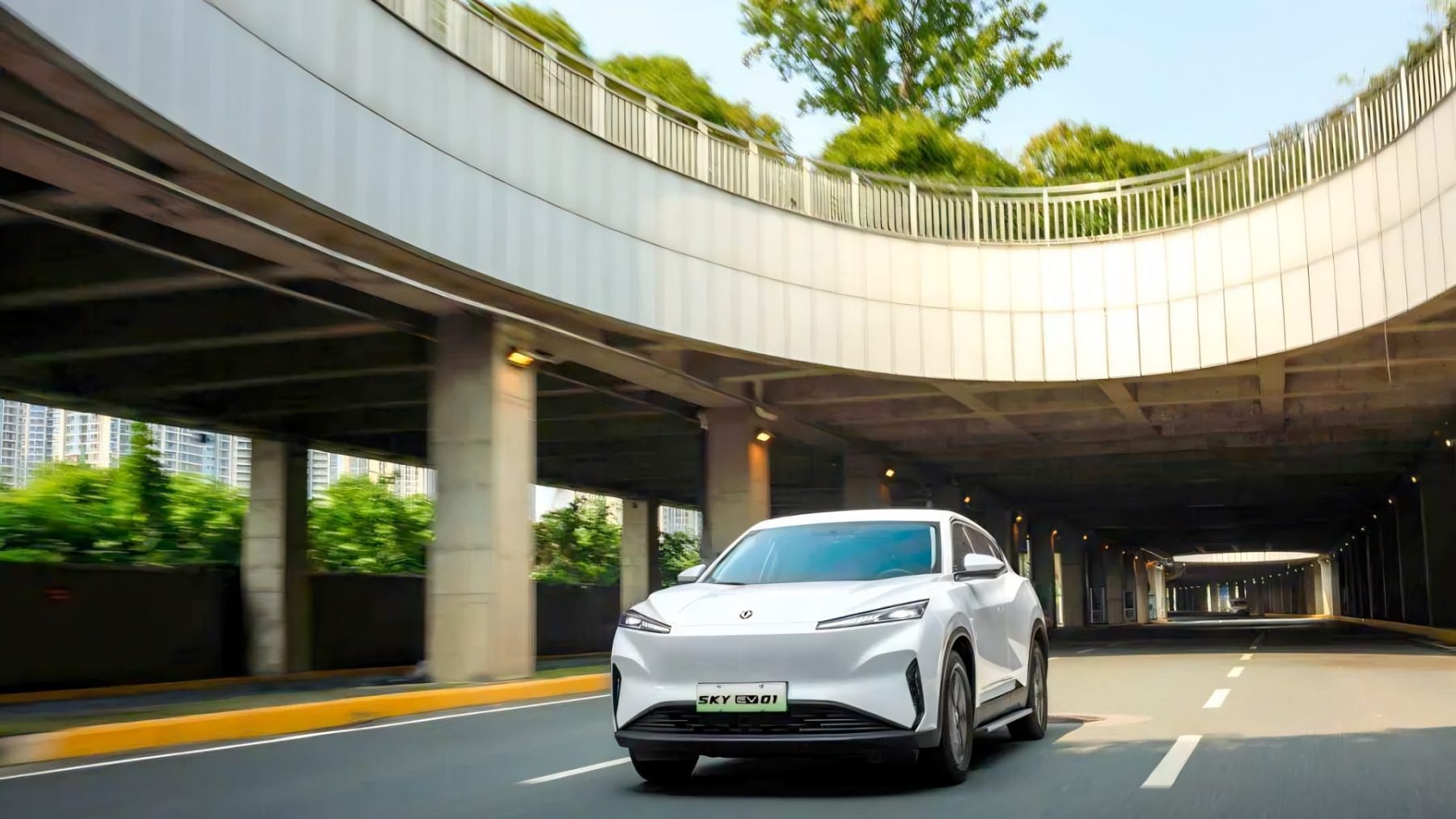 Dongfeng Aeolus Sky EV01 s Beidou | Zdroj: Hubei Daily