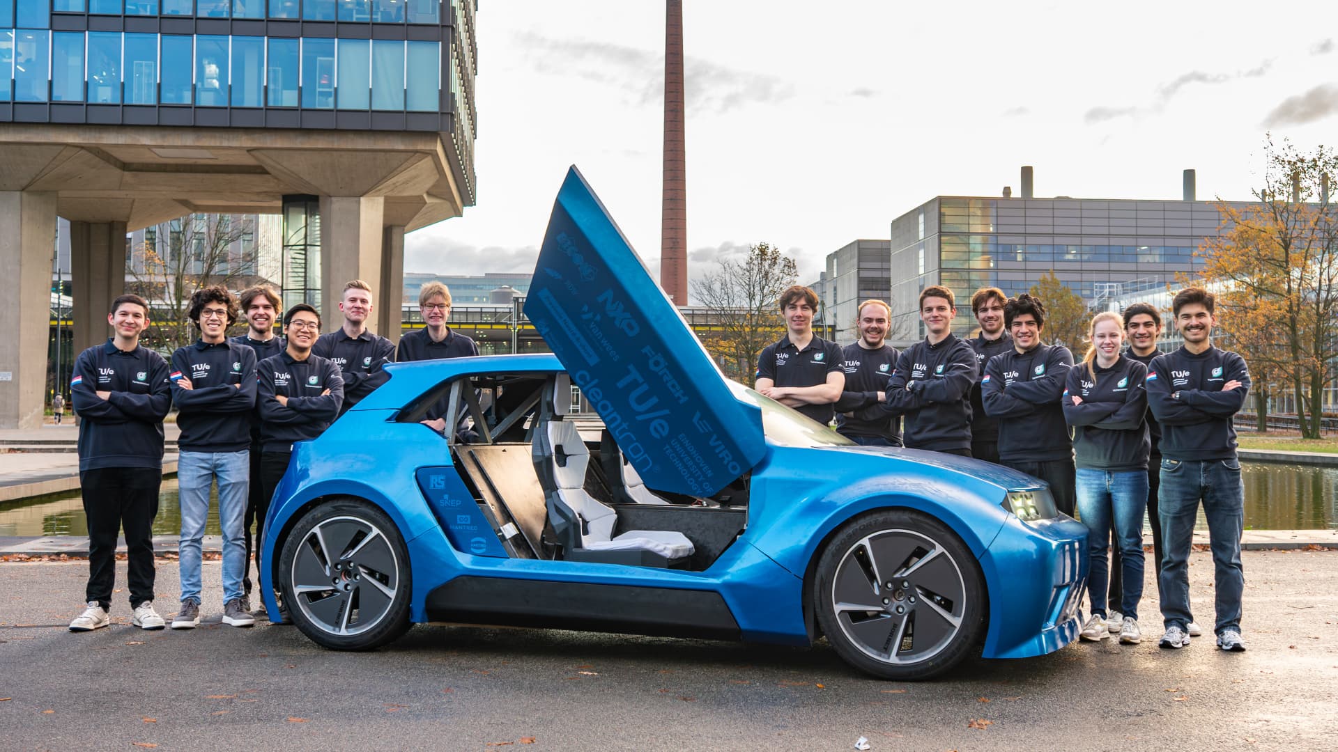 Studentský modulární elektromobil ARIA | Zdroj: TU/ecomotive