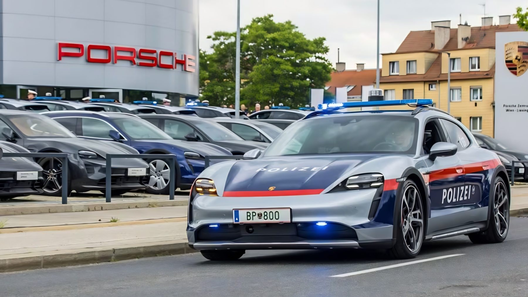Porsche Taycan v barvách rakouské policie | Zdroj: Bundesministerium für Inneres (BMI)