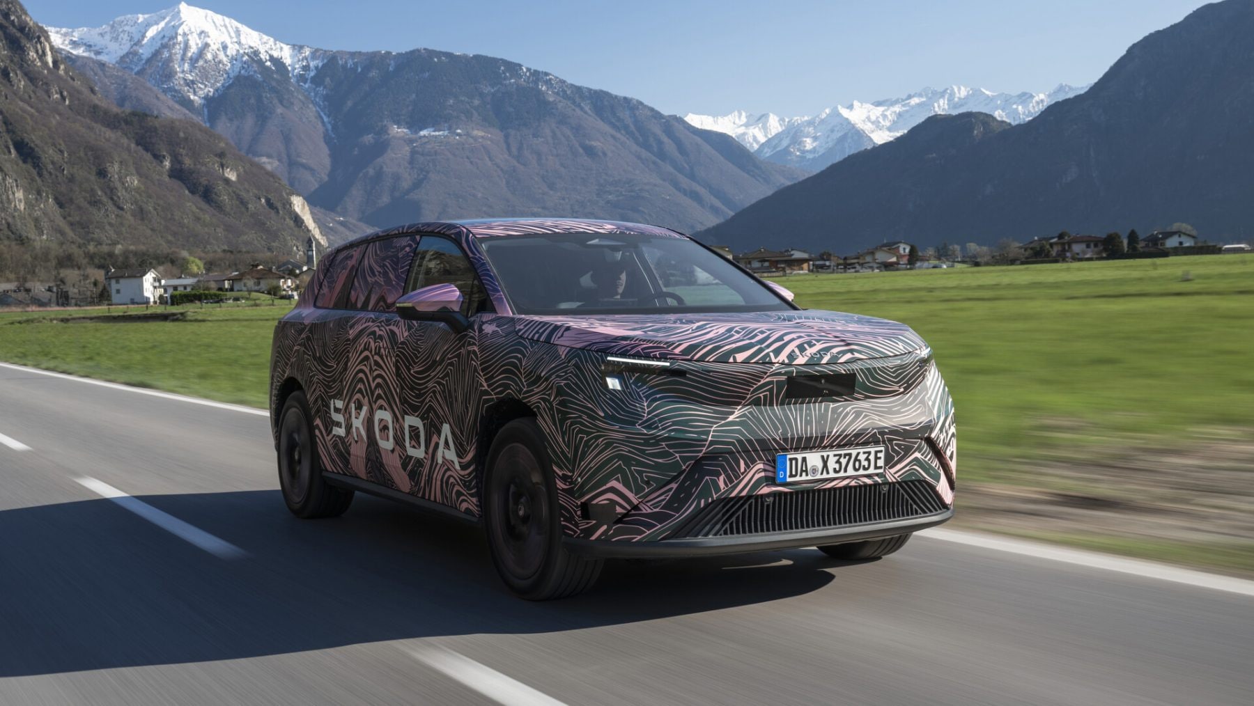 Škoda Peaq s maskováním | Zdroj: Škoda Auto