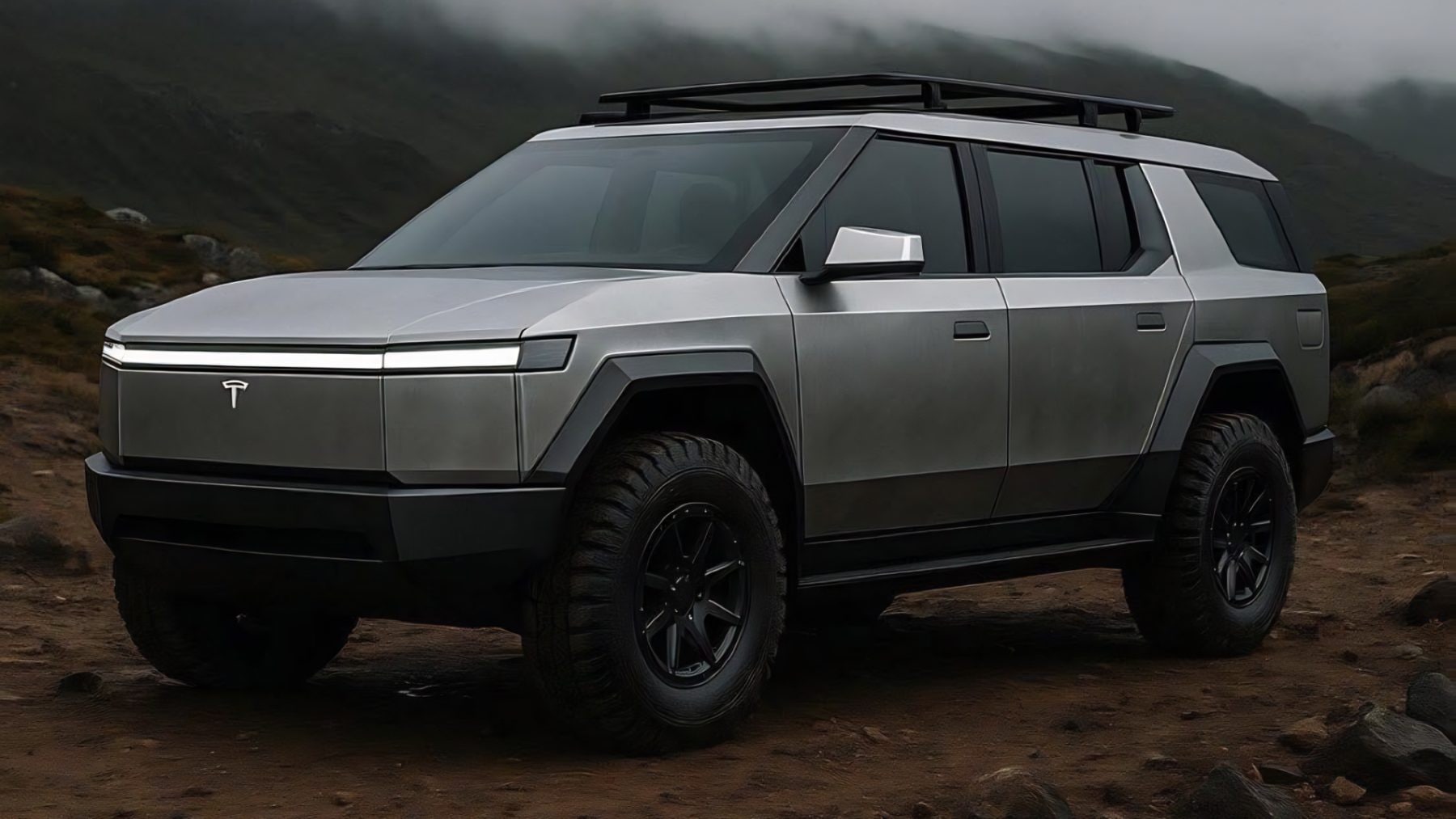 Fanouškovský návrh Tesly CyberSUV | Zdroj: Art Jonak / sociální síť X