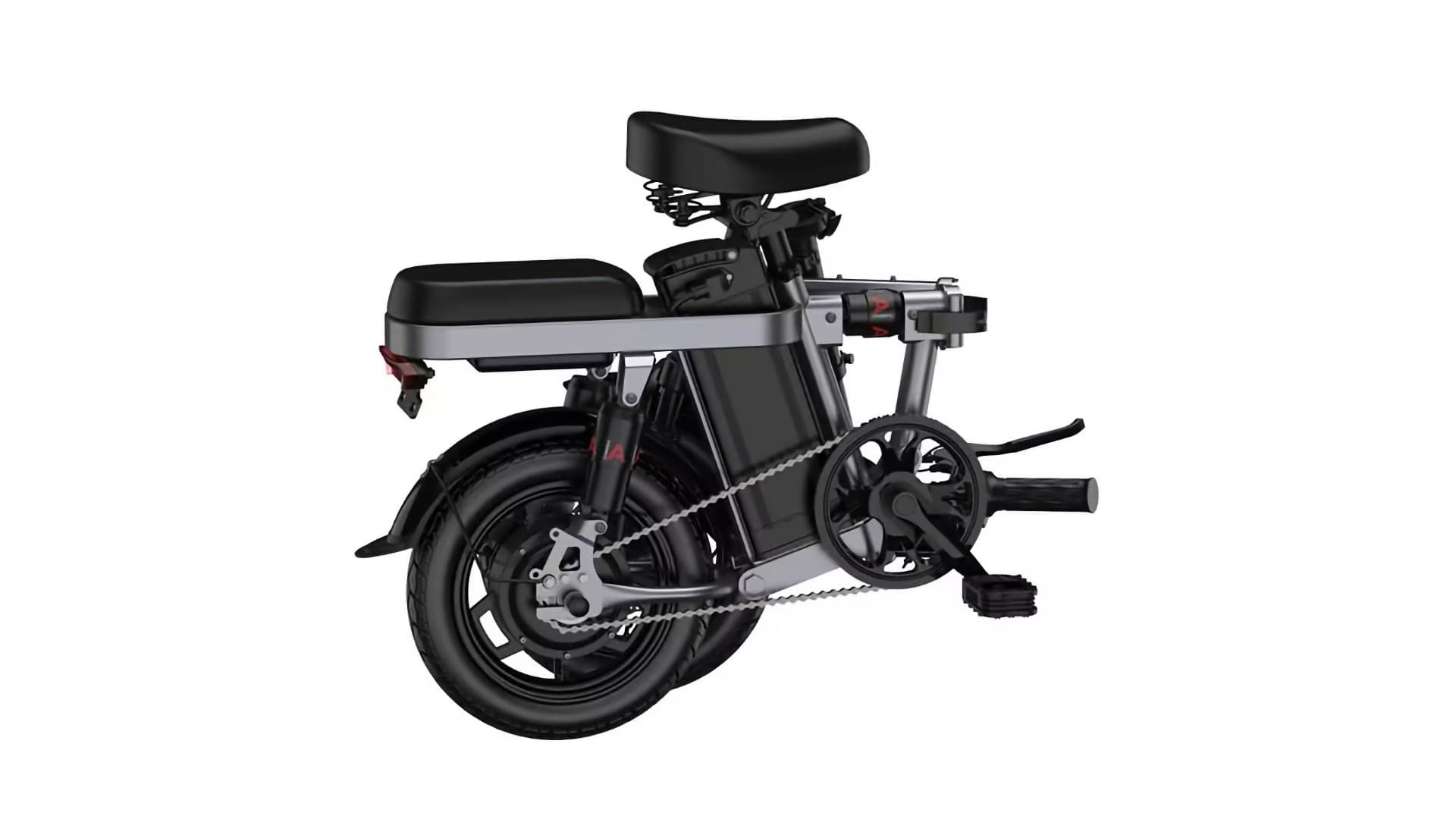 Skládací elektrokolo Engwe T14, složené | Zdroj: Engwe