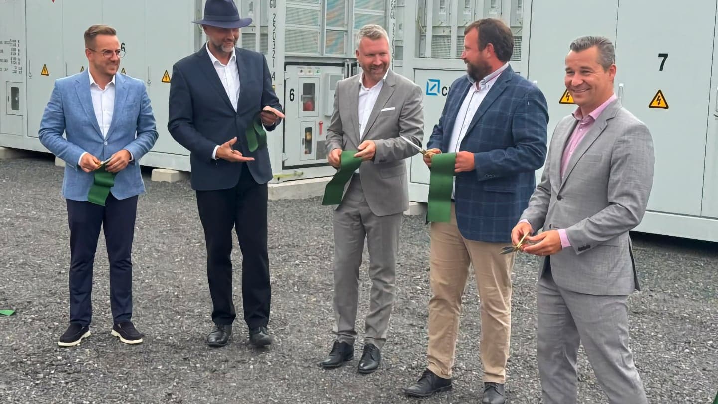 Slavnostní spuštění bateriového úložiště v Kunčicích | Zdroj: Ostrava