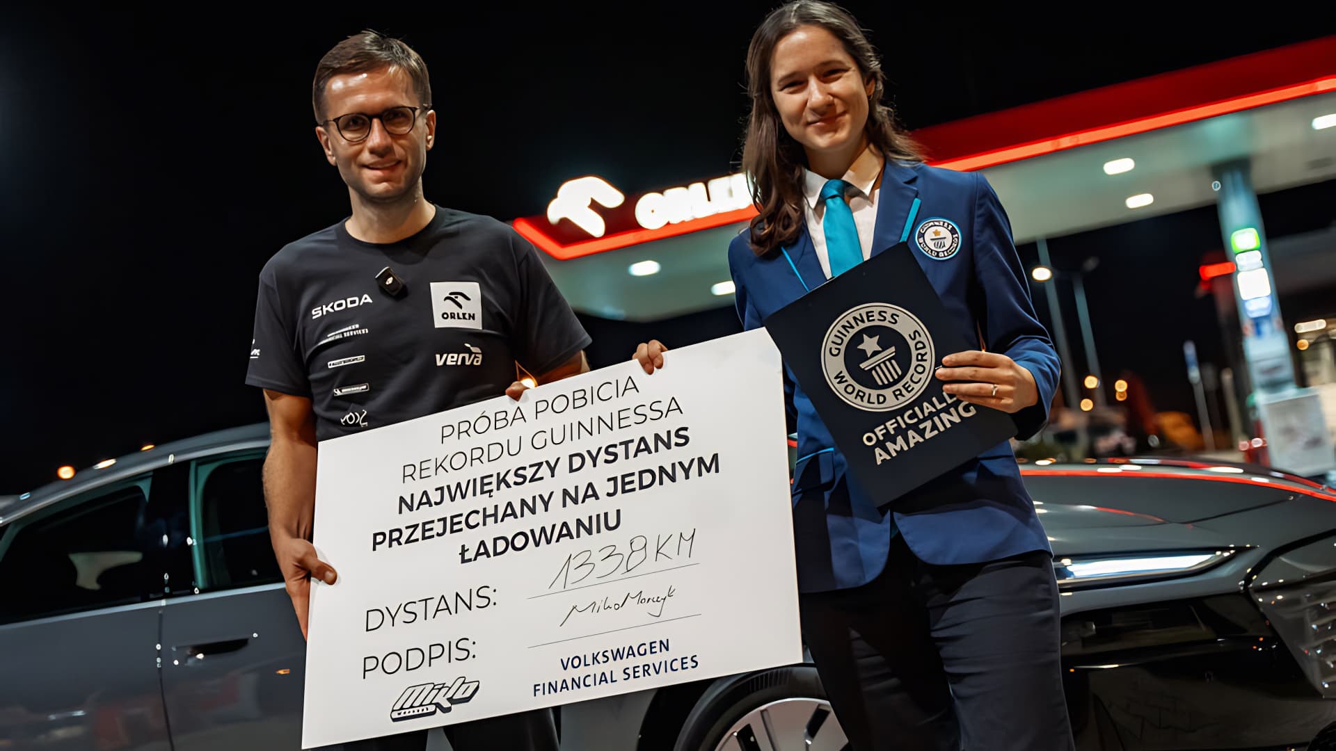 Svým výkonem se Marczyk zapsal do Guinnessovy knihy rekordů | Zdroj: Audi