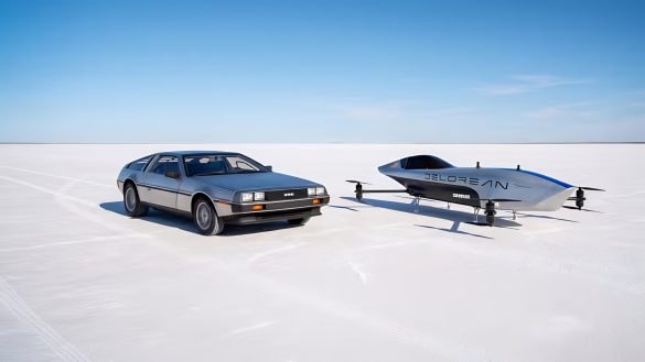 DeLorean se vrací ve velkém stylu. Čekají ho závody elektrických létajících aut