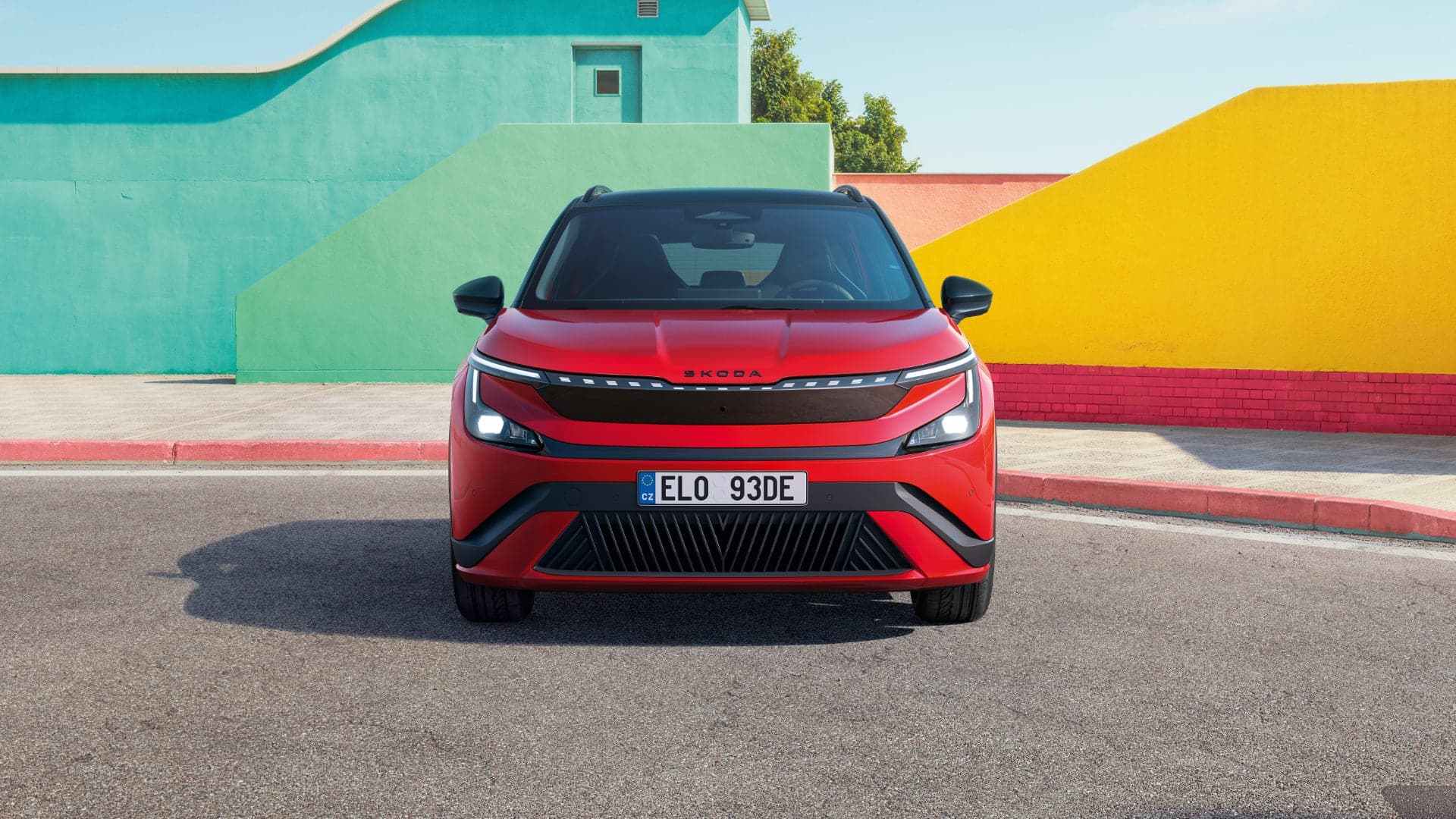 Škoda Epiq Sportline, zepředu | Zdroj: Škoda Auto