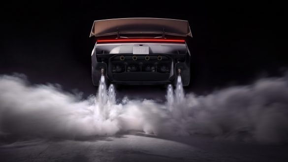 Tohle běžný supersport neumí. Tesla Roadster se při premiéře vznesla do vzduchu