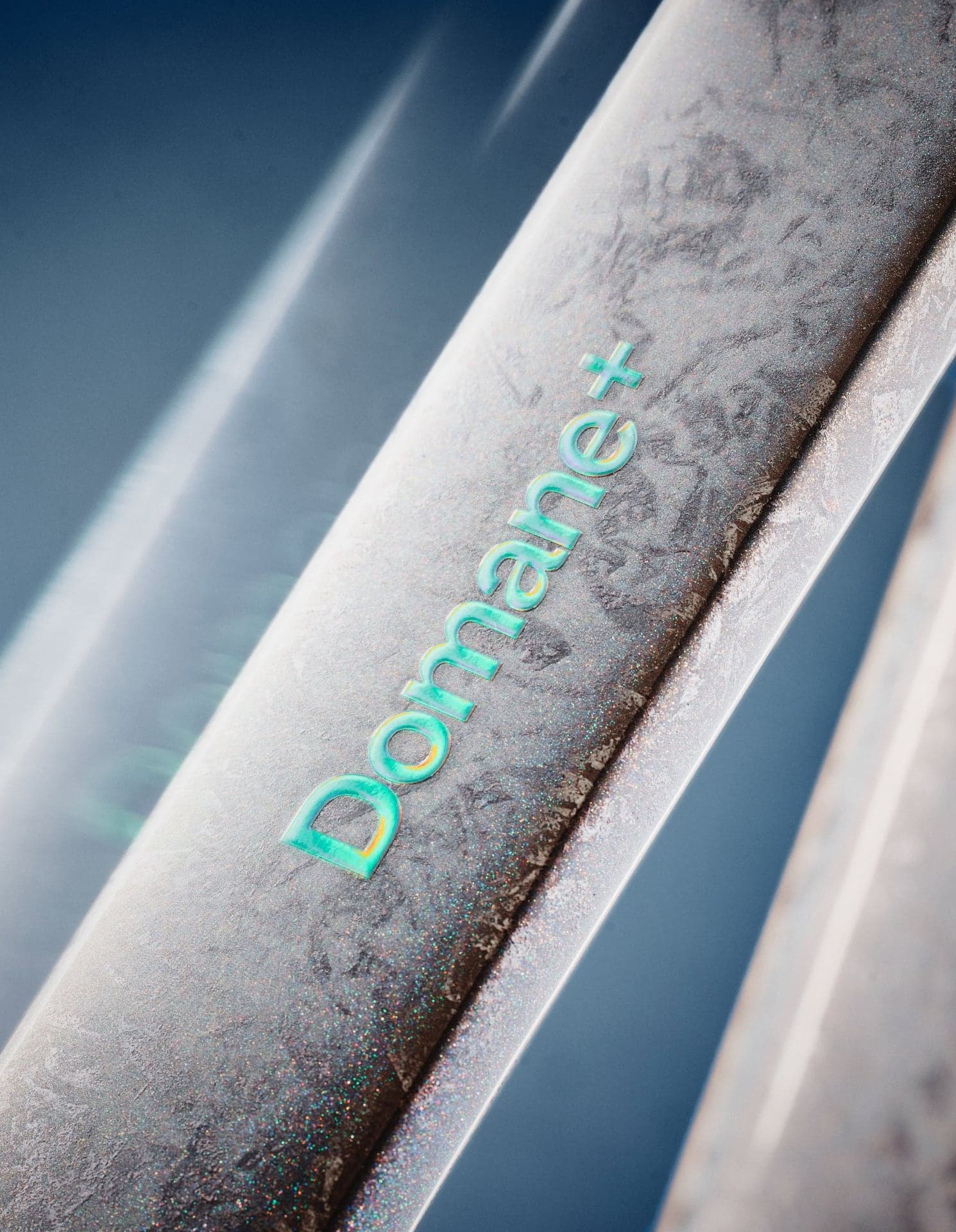 Trek Domane+ SL, detail rámu s logem | Zdroj: Trek